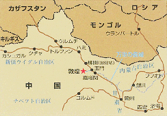 敦煌周辺地図