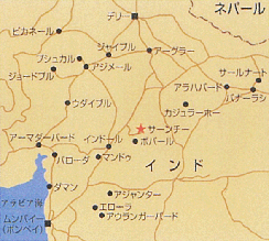 サーンチー周辺地図