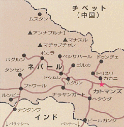 カトマンズ周辺地図